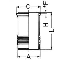 MAHLE ORIGINAL 209 69 90